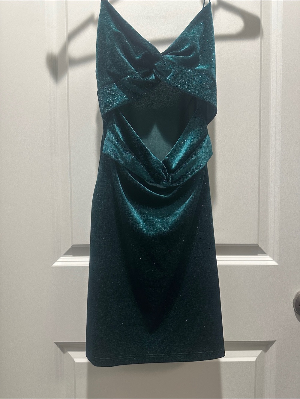 Windsor Teal Sparkle Mini Dress